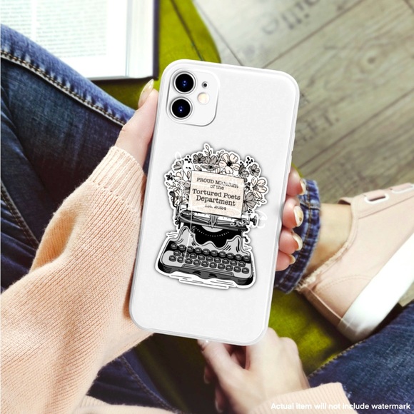 Taylor Swift inspired TTPD Handmade Vinyl Stickers.Original artwork - Picture 2 of 7